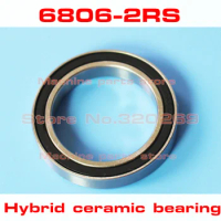 radial 6806 61806 6806RS S61806 2RS 30*42*7 30x42x7Mm Stainless Steel Hybrid Ceramic Ball bearing Si3N4 Bike Hub Part
