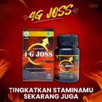 4G JOSS - Suplemen obat Herbal Pria untuk Daya Tahan & Vitalitas Tubuh  original laki laki booster a
