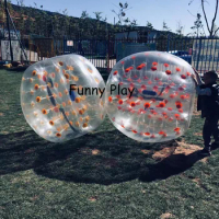 Bubble soccer Body Zorbing air bumper sports toy game knocker zorb human hamster ball Sport Air Bubble Children Play Game