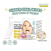 Mamiko Finger Oral Care Baby - Pembersih Lidah 30pcs