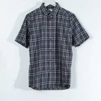 Kemeja BURBERRY SHEFFORD CHECK GREY SHIRT 100% ORIGINAL L