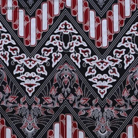 Keris Gallery Bahan Potongan Motif Tawang Sukma Langgeng - Hitam 2 Meter