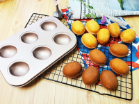 金不沾 檸檬六連烤模 烘焙烤模 檸檬蛋糕 模具 烤盤(伊凡卡百貨)