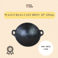WAJAN BAJA COR 10\ 25CM/ WAJAN KUALI BAJA/ WOK BESI COR/ WAJAN JUMBO / PRE SEASONED"
