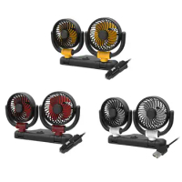 Vehicle Car Electric Cooling Fan Foldable Air Circulator for Truck SUV