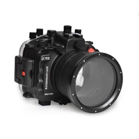 Seafrogs 130ft Underwater Camera Housing for Sony A7 III A7R III A7M3 A7M III Professional Diving Box Case Cover Standard port
