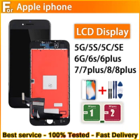 AAA+ For iPhone 5G/5S/5C/SE/6G/6s/6plus/7/7plus/8/8plus LCD Display With Touch Screen Sensor Assembly Replacement