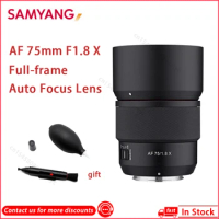Samyang AF 75mm F1.8 X Lens Compact Auto Focus Lens For Fujifilm X Mount Camera Like X-T3 X-T4 X-T10 X-T20 X-T30 X-A10 X-pro
