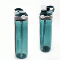 【Ex-sports】湛藍運動水瓶 矽膠彈嘴水壺(單品-750ML)