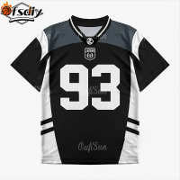 [OFSDIY]【Jersey Custom Name】Men's Football Sportswear Ice Hockey Jersey Men's Outdoor Sports T-shirt