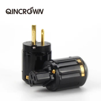 Oyaide P-029/C-029 QINCROWN Copper US version IEC Power Plug for Audio Power Cable