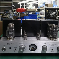 NEW 48W*2 super linear KT88 tube amplifier M985 tube amplifier, KT88 * 4 12AX7 * 2 12AU7 * 2, frequency response: 18Hz~32kHz