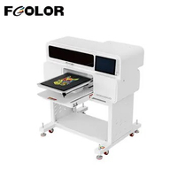 Fcolor 13 inch Dual I3200M Printheads DTG Printer Direct to Garment Printing Machine Multifunction Automatic T-Shirt Printer