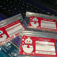 STICKER LABEL BUKU LABEL NAMA BUKU AESTETICK