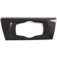 Car Headlight Switch Frame Trim Left Hand Drive Interior Accessories Carbon Fiber for 3 Series E90