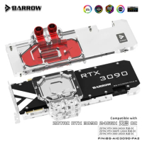 Barrow GPU Water Block For ZOTAC RTX 3090/3080Ti Apocalypse OC Graphics Card Cooler,Copper Water Cooling Radiator,BS-AIC3090-PA2