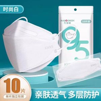 kn95口罩3d立體女士高顏值冬季黑色2026新款一次性魚嘴-KN95級【白色10隻】獨立裝-體驗款 【KN95級國標認證】☆【中國GB-2626-2019】-款式1