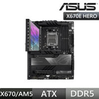 【ASUS 華碩】M+U組合★ROG CROSSHAIR X670E HERO主機板+AMD R7-7700 CPU(C+M)