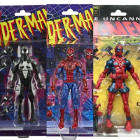 Marvel Legends Comic Retro Syboimte Spiderman Deadpool 6" Action Figure