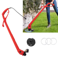 mini electric lawn mower Cordless Electric Lawn Mower Foldable Grass Trimmer Adjustable Garden Pruning Cutting Power Tools