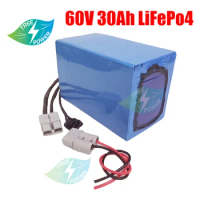 60v 30ah lifepo4 battery with BMS no li ion 40ah 50ah for 2000w 1500w bicycle bike scooter Tricycle +5A charger