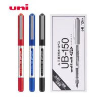 10Pcs UNI Gel Pen UB-150 Uni-ball Eye Micro Black Pen 0.38mm/0.5mm Large Capacity Ink Office School Supplies