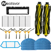 Hepa Filter Mop Main Brush For Neatsvor X500 X520 X600 Pro Tesvor X500 T8 S6 Ikhos Create NetBot S15 Vacuum Cleaner Parts Spare