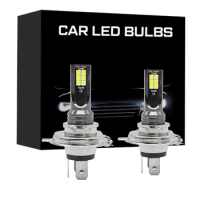 2Pcs H4 H7 H8 H9 H1 H3 H11 9005 HB3 9006 HB4 LED Headlight Bulbs High Low Beam Auto Fog Light 80W 12000LM 12V Bulb Car Fog Lamp