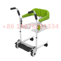 Multi-function patient Transfer Chair Can Take A Bath With Toilet Commode Chair Seat Cushion Care Elderly