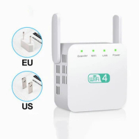 2.4G Wifi Repeater Wifi Range Extender 300Mbps Wifi Signal Amplifier Router Wifi Booster 1200Mbps 5Ghz Long Range Wi-Fi Repeater