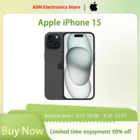 Apple iPhone 15 A3092 iOS 17 Apple A16 Bionic Super Retina XDR OLED Display IP68 dust/water resistant Dual SIM 100% New Original