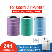 Replacement Air Filter For Xiaomi Air Purifier 1/2/2S/2C/3/3C/3H Pro For Mi Air Filters with Activated Carbon Filter