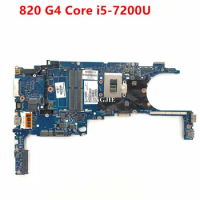 For HP EliteBook 820 G4 Laptop Motherboard 6050A2854201-MB-A01 914271-601 914271-001 Core i5-7200U dual-core processor