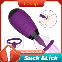 LICKLIP Vibrator Clit Sucker Vagina Nipple Masturbator Female Clitoris Vacuum Stimulator Dildo Sexy Toys for Women G-Spot