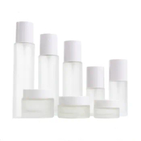 10pcs 20-50g Cream Jar 20-120ml Empty Lotion/Spray Glass Bottle Hand Wash Liquid Container Shampoo Shower Gel Cosmetic Dispenser