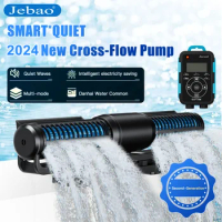 Jebao Jecod Cross-flow Pump ECP WIFI Fish Tank Aquarium Water Pump External LCD Controller Remote Reef Tank Power Saving