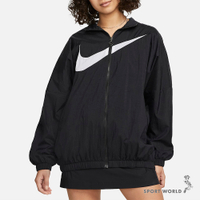 Nike 女 外套 休閒 大勾 口袋 網眼襯裡 黑 DX5865-010