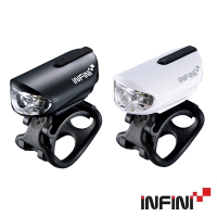 《INFINI》I-210P USB充電高亮度前燈/車燈/警示燈/照明燈/頭燈/單車/安全