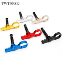 TWTOPSE Clamp Hinge Lever for Brompton Folding Bike Bicycle Stem Frame C Hook Lever Ultralight 39g 1 Pair AL7075 For 3SIXTY Part