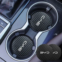 1/2 Car Coaster Water Cup Bottle Holder Mat Anti-Slip Pad For BYD Tang F3 E6 Atto 3 Yuan Plus Song Max F0 G3 I3 Ea1 Dmi 2din G6