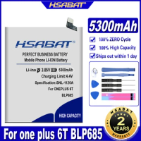 HSABAT BLP685 5300mAh Battery for OnePlus 6T A6010 / 7