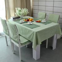 ins簡約風格子餐桌布 格子桌布 日式桌布 (100*140cm)