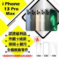 【A級福利品】 Apple iPhone 13 PRO MAX 128G 贈玻璃貼+保護套(外觀8成新/全機原廠零件)
