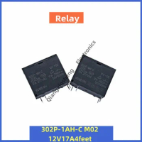 2pcs Relay 302P-1AH-C M02 12V17A 4-pin microwave oven electric water heater home appliance relay