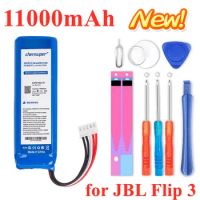 11000mAh for JBL Flip 4 Flip4 Flip 3 Flip3 Special Edition GRAY GSP872693 GSP872693 01 Bluetooth Speaker Battery