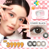 [COD] 0.00-6.00 Culkat Edgy Soft Contact Lens Softlens Starry Black Stardust Grey Aglow Gray Aglow B