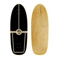 Surf Skate Deck, 30'' Land Surfskate, Blank Board, Sport Cruiser Skateboard, DIY Maple Deck Parts Supply, Longboard