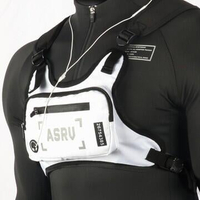 男健身背包新款戰術背心戶外多功能拉鏈口袋反光運動戰術馬甲男裝備