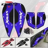 For Yamaha XMAX250 XMAX300 XMAX 400 X-MAX 125 X-MAX 2017-2021 Motorcycle CNC Scooter Footrest Footboard Step Foot Plate