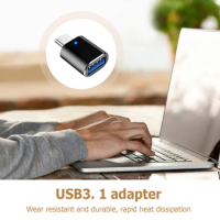 3A Fast Charging Type-C To USB OTG Adapter Connector 5Gbps Data Transfer Plug and Play Type-C To USB3.0 Converter